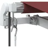 vidaXL Store automatique rouge bourgogne 350x250 cm