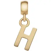 Daniel Wellington Pendentif plaqué or lettre H Charms DW00400491