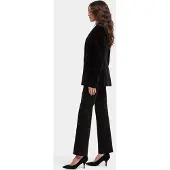 Nydj Blazer Costume Velours Coton Noir | Black