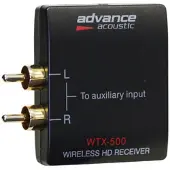 Advance WTX 500 récepteur de musique de bluetooth Noir