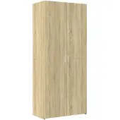 vidaXL Armoire haute Chêne Sonoma 80x42,5x225 cm Matériau dérivé du bois