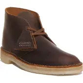 Clarks Chaussure à lacets 'Desert Boot Beeswax' marron