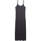 Superdry Maxi Jersey Cami Sleeveless Long Dress Gris S Femme
