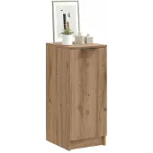vidaXL Armoire à chaussures chêne artisanal bois d'ingénierie