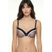 JOOP! Hauts de bikini ' Eleganz ' taupe / noir / blanc