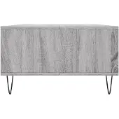 vidaXL Table basse Gris Sonoma 104x60x35 cm Bois composite