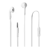 Nedis Écouteurs câblés | 3,5 mm | Longueur du câble: 1,20 m | Microphone invité | Contrôle du volume | Blanc