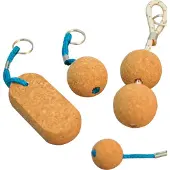 Talamex Cork Key Ring Oval 10 Units Vert