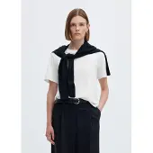 Selected T-shirt 'SLFEssential' blanc