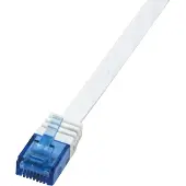 2Direct Câble patch plat U/UTP, cat. 6, 20,0 m, blancá