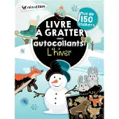Minedition Eds Livre à gratter avec autocollants - L'hiver