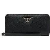 GUESS Porte-monnaies 'LAUREL II SLG LARGE ZIP AROUND' noir