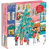 Galison Puzzle Chanteurs de Noël - Puzzle de 1000 Pièces en Boîte Carré - 1000 pièces