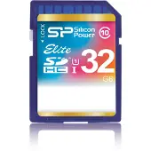 Silicon Power Elite - Carte mémoire flash - 32 Go - Class 10 - SDHC UHS-I