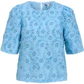 Object Avec Broderie Haut À Manches Bouffantes