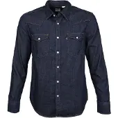 Levi's Chemise 'Barstow Western Standard Fit Shirt' bleu denim