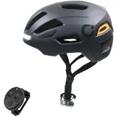 Cecotec Casque Urbain pour Vélo et Trottinette Ajustable BrainGuard Flash. Clignotants et Lumière Arrière Bluetooth