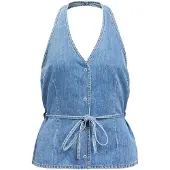 Object Sans Manches - Denim Top