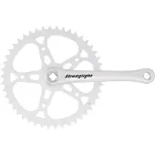 Stronglight Pedalier city sl55 alu argent 170mm 46d. chaine 2.38 (axe carre 115mm)