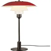 Louis Poulsen Lampe de table PH 3½-2½ rouge