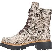 Rieker Bottines à lacets marron / cappuccino / noir