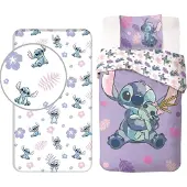 Disney Ensemble de literie Lilo & Stitch : couette et drap-housse
