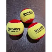 Tecnifibre Balles De Tennis My New Ball - Sachet De 3 Balles - Jaune
