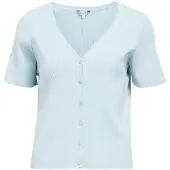 Object Cardigan 'OBJKelly' bleu clair
