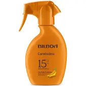 Bilboa Carotissima Trigger spray solaire au bêta-carotène SPF 15 250 ml