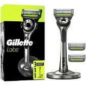 Gillette Système de Rasage Labs avec Support et Lames de Recharge