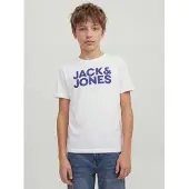 Jack & Jones Junior T-Shirt bleu / bleu nuit / blanc