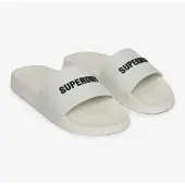 Superdry Premium Graphic Pool Slides Blanc EU 42-43 Homme