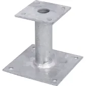 GAH Alberts Support de poteau inégal Alberts - Hauteur 150 mm
