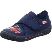 Superfit Pantoufle 'Bill' bleu foncé / gris / rouge