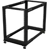 StarTech.com .com 4POSTRACK15U étagère Rack autonome Noir