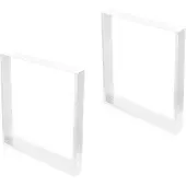 Emuca Square Rectangular Legs For Table Clair
