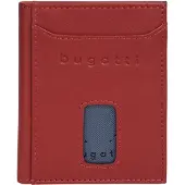 Bugatti Porte-monnaies 'Secure Slim' bleu / rouge foncé