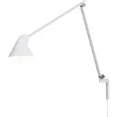 Louis Poulsen NJP Long Applique Black | With cord and wall bracket | 3000 K