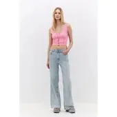 No Matter What Tops en tricot rose clair