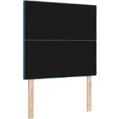 vidaXL Tête de lit bleu foncé 90 cm velours