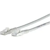 Metz Cat6A, 1m câble réseau Blanc