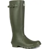 Barbour Bottes en caoutchouc 'Bede' vert foncé / blanc