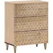 vidaXL Armoire d'appoint 60x33x75 cm bois massif mangue