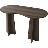 CALICOSY - Bureau avec plateau de forme organique L120 cm COMO