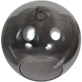 Mexlite Suspension - noir - HaloSwap - verre métal - Ø 30cm - E27 - 4294ZW -