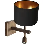 Steinhauer Lampe murale Stang avec capuche noire