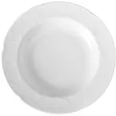 Hendi Assiette creuse en porcelaine | Ø23,5 cm (12 pièces)