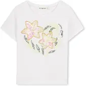 Billieblush U21934 Short Sleeve T-shirt Blanc 10 Years Fille