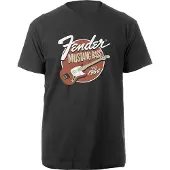 Fender T-Shirt Mustang Bass Homme NoirXL