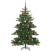 vidaXL Sapin de Noël Artificiel à Branches Articulées 150 cm PVC